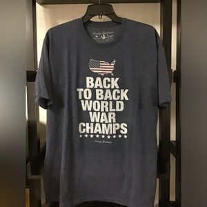 NWOT Back to Back World War Champs